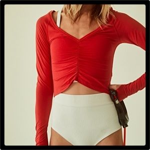 ❤️Free People Movement Courtside Long Sleeve Snapdragon Med ❤️